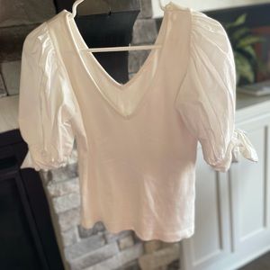 Puff sleeve top from Anthropologie